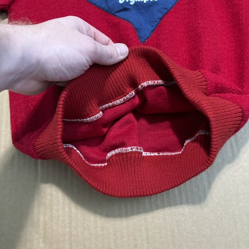 True Vintage 60s Olympics Knit Sweater Sweatshirt Youth Pullover Kids Sz L - Picture 15 of 15