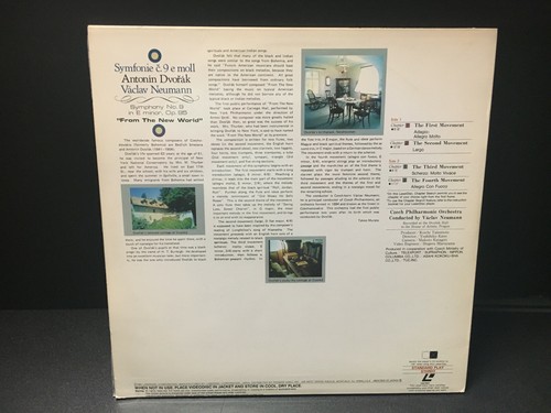Symfonie c. 9 e moll - Antonin Dvorak - Conductor Vaclav Neumann Laserdisc - Picture 2 of 2