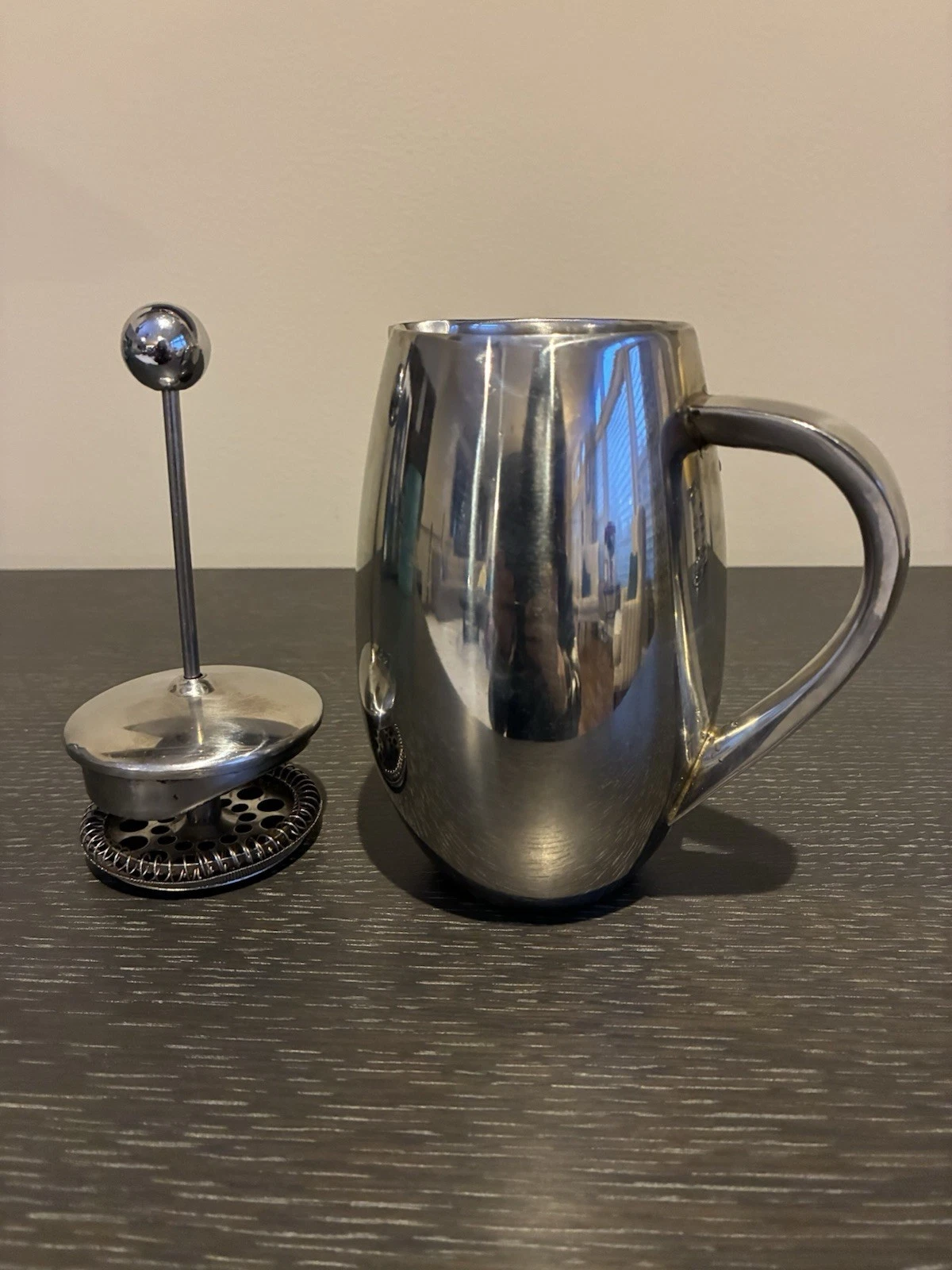 Coffee French Press Mulino New York 6 Inch Stainless Steel