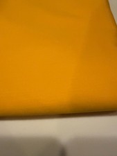 Cotton Polyester Broadcloth Plain Weave Fabric 5 3/4 YDS X44" W MUSTARD