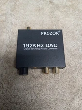 PROZOR 192KHz Digital to Analog Audio Converter DAC Digital SPDIF Optical to ...