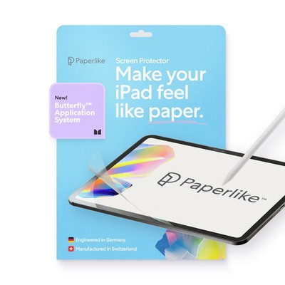 Paperlike 3 Folie (2x) für iPad (alle Modelle) - neue, blasenfreie Installation