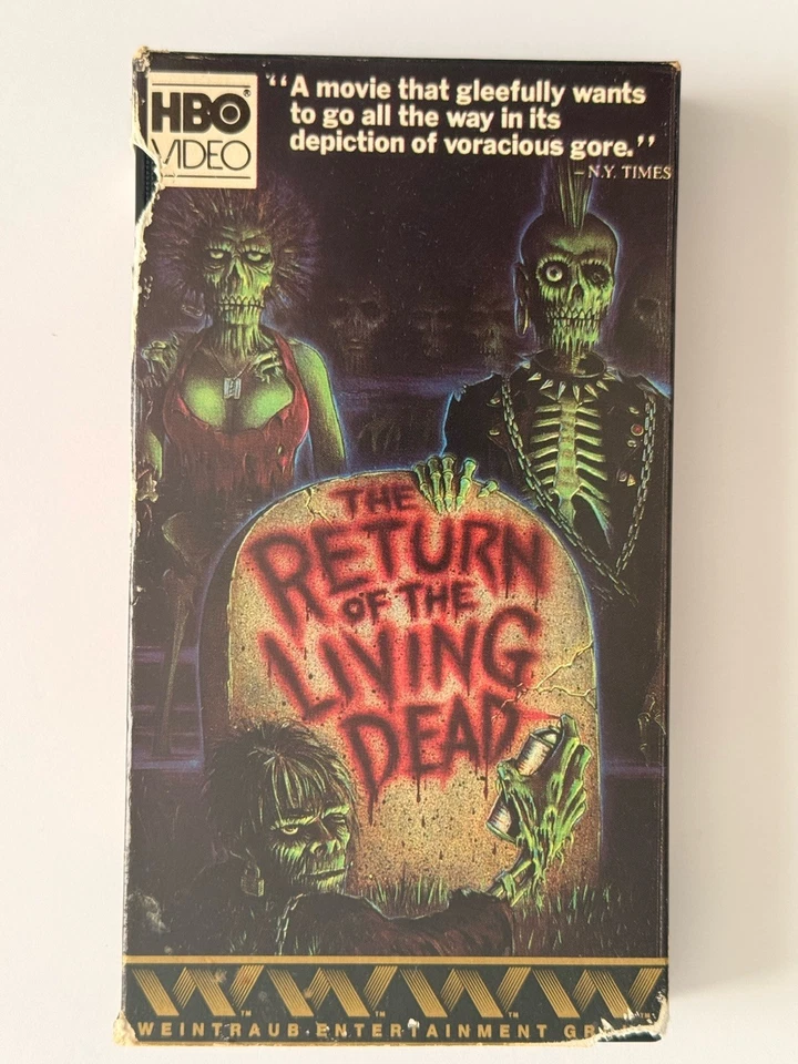 The Return Of The Living Dead VHS Tape HBO Rare - Image 2 of 4
