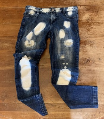 Allen B Jeans Womens 4 Blue Allen Schwartz Hippie Cowgirl Biker