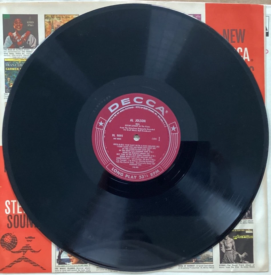 2 Al Jolson LPs - The World's Greatest Entertainer + Oscar Levant at the Piano - Image 4 of 4