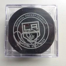 NHL Rob Blake LA Kings Signed Puck