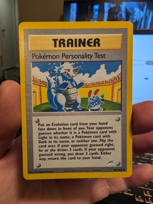 Pokemon Personality Test 102/105 Neo Destiny Regular