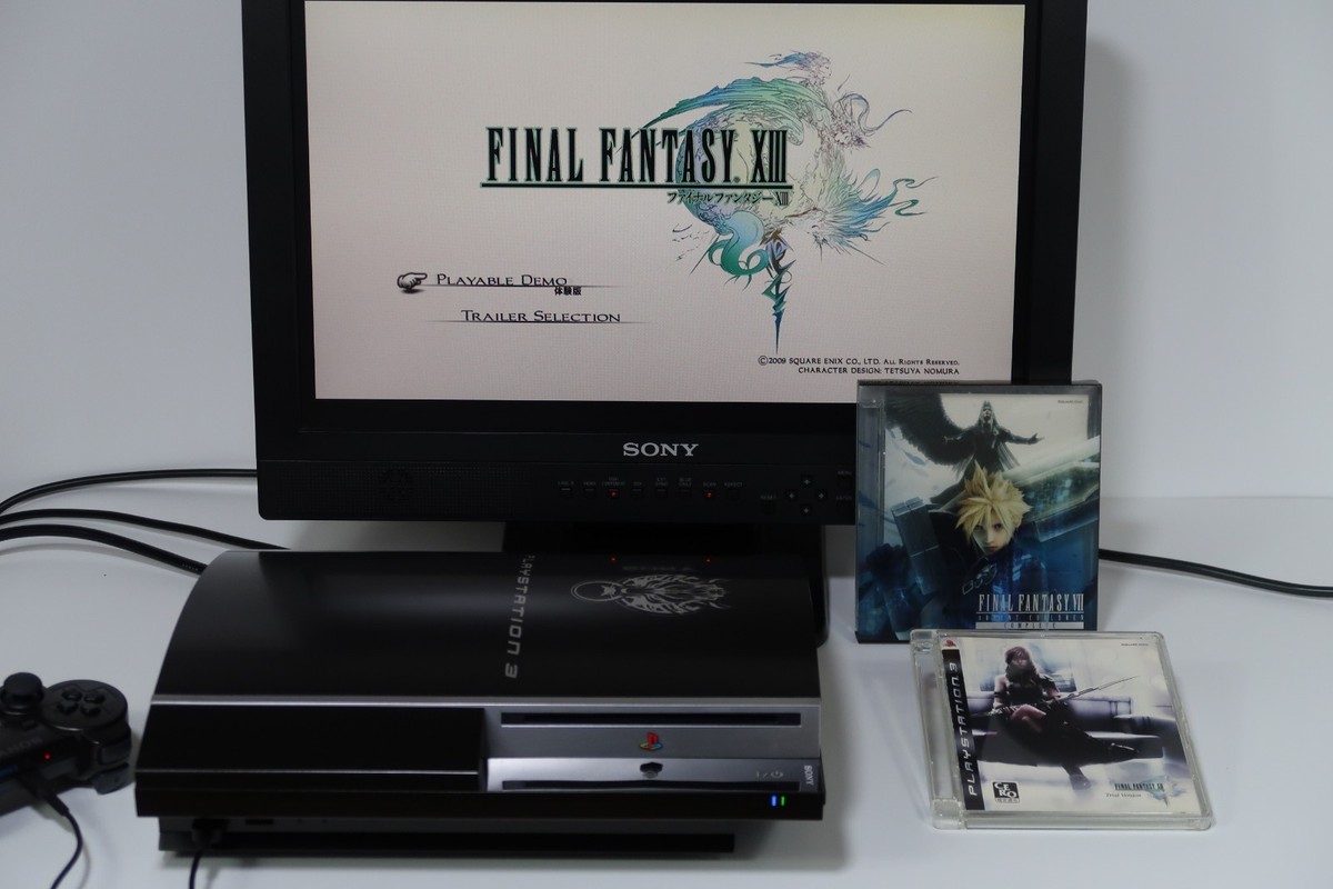 【北見市発】ソニー SONY PLAYSTATION3 CECHQ00 FINAL FANTASY VII ADVENT CHILDREN COMPLETE PLAYSTATION 3 “Cloud Black” HDD 160GB特別仕様 黒 ゲーム機 コントローラー付属なし (E3949rnmYM) PlayStation3 Cloud Black HDD160GB Final Fantasy VII Advent