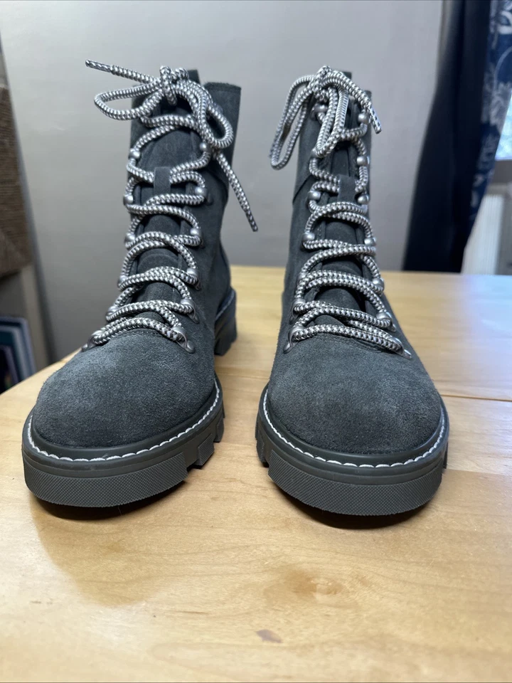 Espléndidas Botas de Senderista Gabbie Gamuza Suela Verde/Verde Oscuro EE. UU. Talla 9.5M Foto 4 de 4