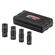 Lug Nut Impact Socket Set 12 In. Drive Metric And Sae 6-point Flip Socket Set