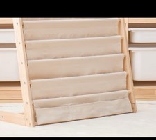 Wooden Bookshelf for Kids 4 Tier Kids Organizer Natural 24"L x 11"W x 20"H 