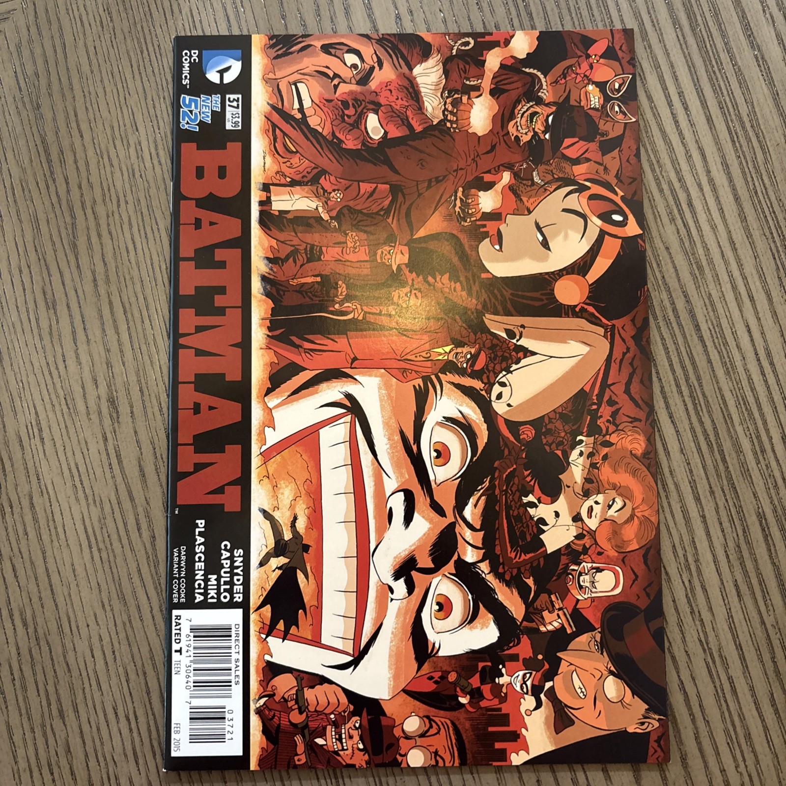 Batman #37 Darwyn Cooke Variant Cover DC Comics Feb 2015