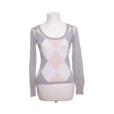 Flash Lights, Pullover, Größe: 34, Grau/Mehrfarbig, Feinstrick, Damen #QOi