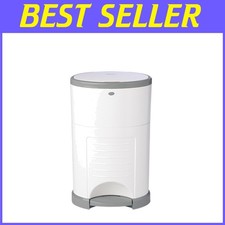 EKO Classic Diaper Pail, White  Long-Lasting, Eco-Conscious