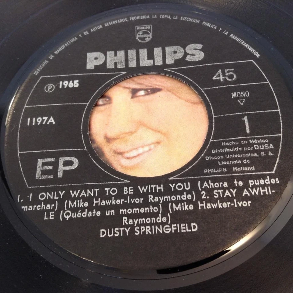 DUSTY SPRINGFIELD[I ONLY WANT~STAY AWHILE~WISHIN AND HOPIN]MEXICO EP 45 Philips - Image 3 of 4