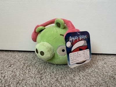 RARE Angry Birds Seasons Plush Winter Earmuff Pig 6  NWT HK-79 Commonwealth 2011