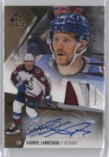 2023 Upper Deck SP Game Used Premium Materials 5/15 Gabriel Landeskog Auto 1q7q