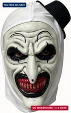 NTSWZYS Adult Terrifier Art the Clown Mask 2026 Full Head Creepy Killer Masks fo