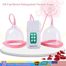 A/B Cup Vacuum Breast Enlargement Machine Electric Vacuum Pump Suction For Women