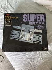 Motor PC Supergrafx en caja, completo, probado ¡Ghouls y fantasmas incluidos!