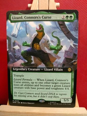 Lizard, Connors's Curse (Extended Art) - Marvel's Spider-Man - Rare - NM - MTG