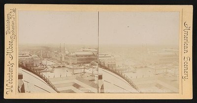 Photo:Basin and Machinery Hall, World's Fair