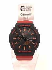 CASIO G-SHOCK GA-B2100CD-1A4JR Wristwatch Black Red Bluetooth Solar Octagon New