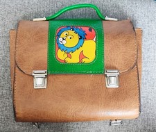 Cartella scuola eco pelle - Anni  '70 '80