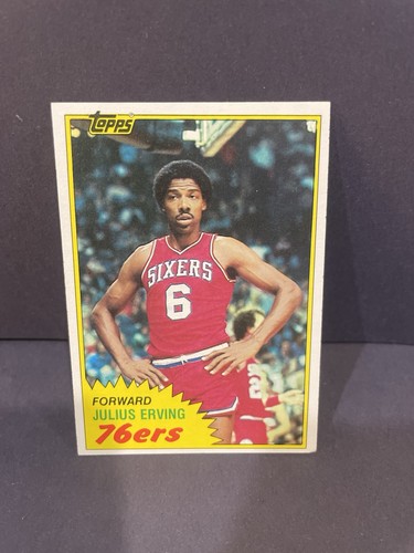 Julius Erving #30 1981 Topps card