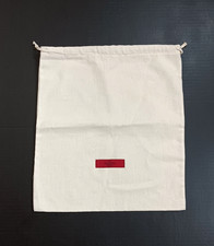 Valentino Garavani Drawstring Dust Cover Bag Medium Cream Canvas Storage 14"x16"