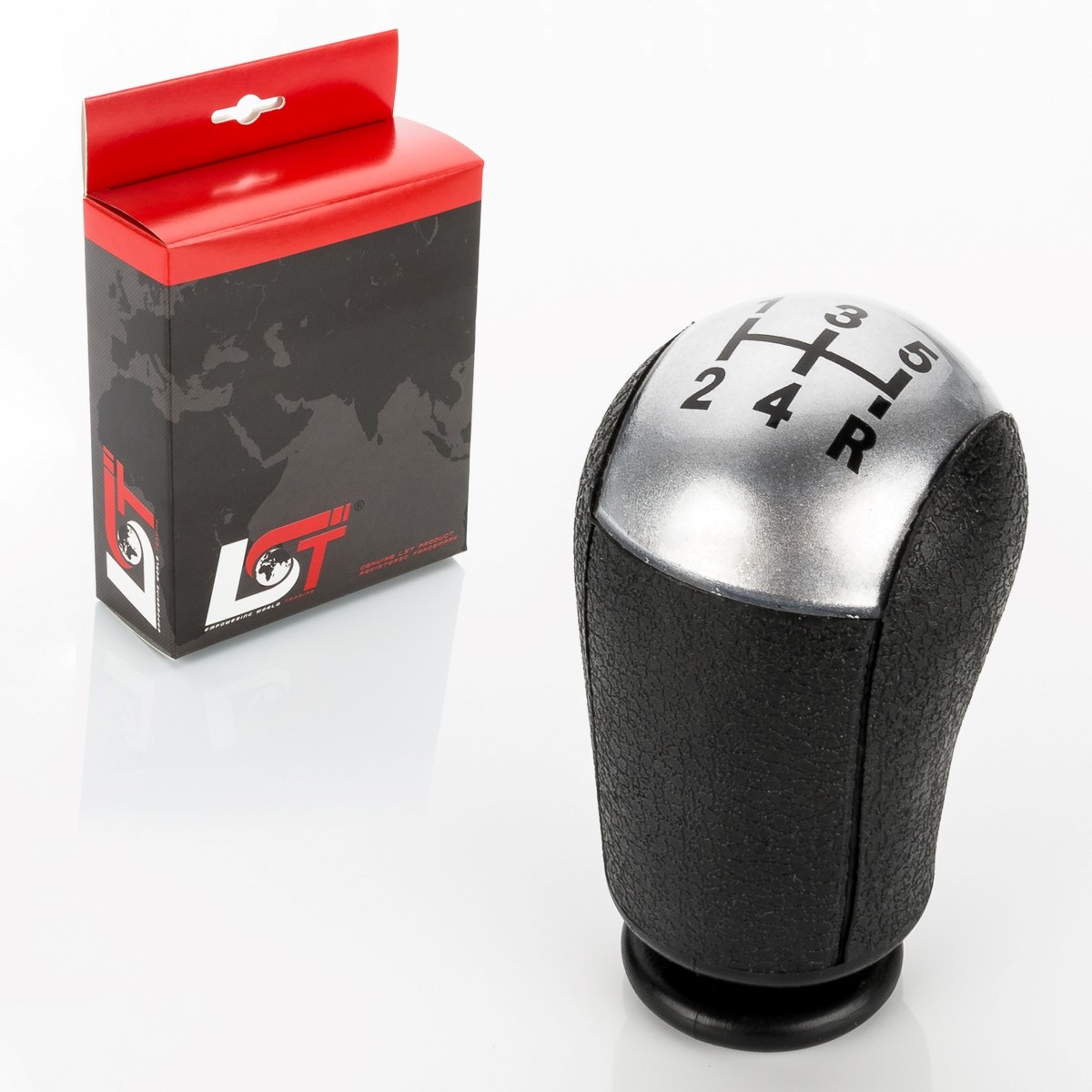 Gear Shift Knob Manual Transmission 5 Speed Silver for FORD TRANSIT up to 2012