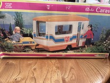 Vintage boxed Sindy caravan with all it’s parts in pre loved condition.