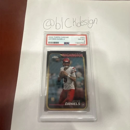 Jayden Daniels Rookie PSA 8