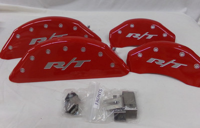 MGP 12001SRT1RD Red Brake Caliper Covers for 2009-2010 Dodge Challenger R/T NEW