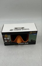 Masque de plongée en apnée Hawaii Divers Deep Sea adulte orange sports nautiques équipement de natation