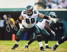 Jon Runyan Signed 8x10 photo Philadelphia Eagles #68 Politician NFL COA