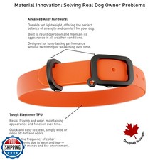 Dog Collar - Durable, Waterproof and Adjustable Dog Collar for Large Dogs wit...