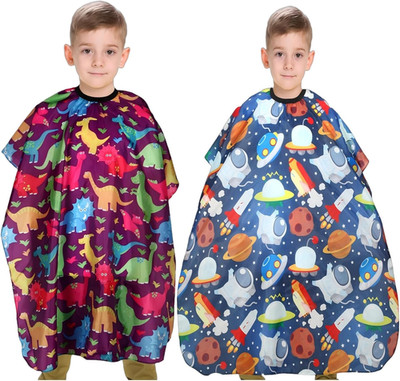 Kids Hair Cutting Cape (2 Pack) Professional Children Salon Barber Apron