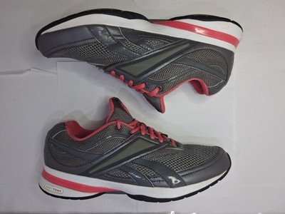 Reebok EasyTone SmoothFit Women's Shoes Size 7.5 Gray Pink Y2K Walking Sneakers