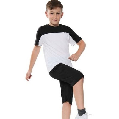 A2Z 4 Kids  Kinder Colourblock Top & Shorts Set Schwarz Sommerkleidung