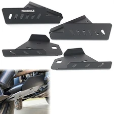 Fit For Yamaha Kodiak 450 2018-2025 Front & Rear A-Arm Guards A-Arm skidplates 