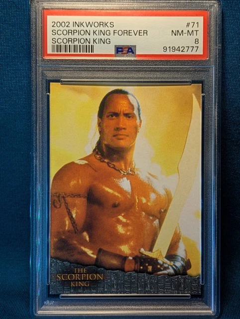 The Rock - Movie Card - PSA 8 - Scorpion King