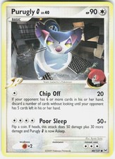 Purugly G 88/127 Common Platinum Pokemon Lightly Played