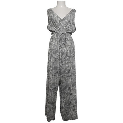 George, Jumpsuit, Größe: 48, Schwarz/Weiß, Elasthan/Viskose, Streifen #xES