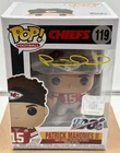 Patrick Mahomes Signed Kansas City Chiefs Funko Pop #119 GLOBAL COA w/protector