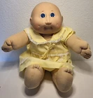 Vintage 1978-1982 Cabbage Patch Kids Bald Preemie Baby Doll With Accessories