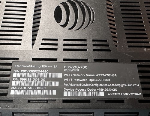 AT&T Arris BGW210-700 Broadband Gateway WiFi Modem Router - LOT OF 6 For PARTS - Picture 11 of 13