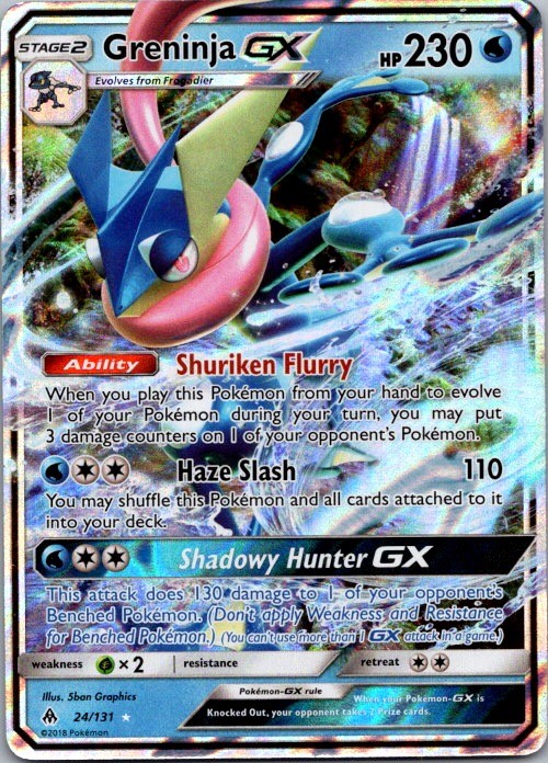 Greninja GX Ultra Rare SM - Forbidden Light 24/131 MP