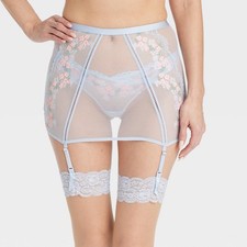 Women's Garden Party Lingerie Skirt - Auden  Light Blue S