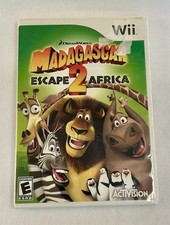 Nintendo Wii Madagascar Escape 2 Africa Video Game 2007